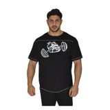 Big Sam Siyah Fitness Tişört 3206