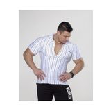 Big Sam Slim Fit Çizgili Fitness Tişört 2704