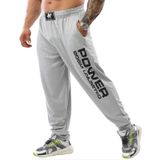 BIG SAM SPORTSWEAR COMPANY Cepli Erkek Bol Eşofman Altı, Oldschool Bol Kesim Spor Salonu Pantolonu, Taş, L