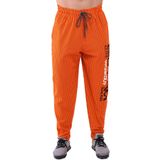 BIG SAM SPORTSWEAR COMPANY Cepli Erkek Eşofman Altı, Erkek Vücut Geliştirme Egzersiz Rahat Tasarım Bol Kas Pantolonu, Turuncu, XXL