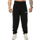 BIG SAM SPORTSWEAR COMPANY Erkek Bol Kesim Eşofman Altı Pamuklu Bol Pantolon, Siyah, 5XL