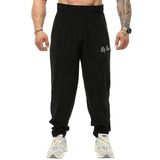 BIG SAM SPORTSWEAR COMPANY Erkek Bol Kesim Eşofman Altı Pamuklu Bol Pantolon, Siyah, L