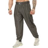 BIG SAM SPORTSWEAR COMPANY Erkek Cepli Bol Eşofman Altı, Oldschool Bol Kesim Spor Salonu Pantolonu, Antrasit, 3XL
