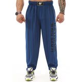 BIG SAM SPORTSWEAR COMPANY Erkek Cepli Bol Eşofman Altı, Oldschool Bol Kesim Spor Salonu Pantolonu, Mavi, XXL