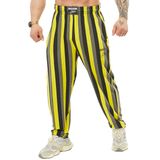 BIG SAM SPORTSWEAR COMPANY Erkek Cepli Bol Eşofman Altı, Oldschool Bol Kesim Spor Salonu Pantolonu, Sarı, M