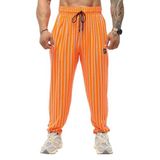 BIG SAM SPORTSWEAR COMPANY Erkek Cepli Bol Eşofman Altı, Oldschool Bol Kesim Spor Salonu Pantolonu, Turuncu, XXL