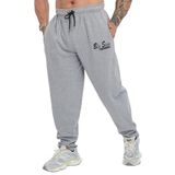 BIG SAM SPORTSWEAR COMPANY Erkek Vücut Geliştirme Antrenman Aktif Giyim Bol Rahat Pantolon, Gri, XXL