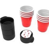 Big Shots Shooter Kayak Kiti, Soyma ve Yapıştır Yapışkan Montajlar, Alet Gerekmez, Tüm Standart Boyuttaki Shot Gözlüklerine Uyar, 4 Montaj (Bombdiggity Siyah)
