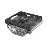 Big Shuriken 4 Low Profile Cpu Cooler, 120MM Slim Fan, Intel & Amd Uyumlu, Sessiz Işlemci Soğutucu - Siyah