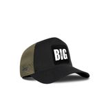 Big Think Cordura Siyah-Haki Trucker Şapka