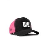 Big Think Cordura Siyah-Pembe Trucker Şapka