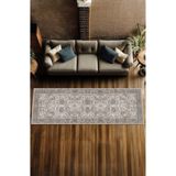 BigArts Home Etnik Kilim Desen Kaymaz Taban Şönil Salon Mutfak Halısı Yuvarlak Yolluk Odası Halı
