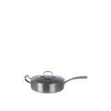 Bigatti Mare Collection Çift Kulplu Gri Derin Çelik Tava 24 cm