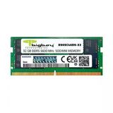 Bigboy B56SC46D5-32 32 GB DDR5 5600 MHz CL46 Notebook RAM