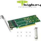 Bigboy BTC-M2G4X4 PCIe Gen 4.0 x4 PCIe 4.0 x16 4xM.2 NVMe Çevirici Ünite