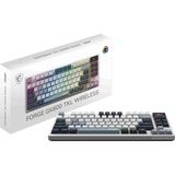 Bıgboy Msı Gg Forge Gk600 Tkl W Sky Tr Mekanık Gamıng Klavye Lcd Ekran Ktt Hıfı Lınear Hot-Swappable Swıtch Pbt Tus Takımı Rgb Tr Layout