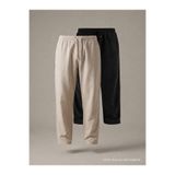 BigBrossBoutique Erkek 2'Li Keten Pantolon Bej - Siyah