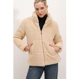 Bigdart 5178 Astarlı Peluş Kadın Mont