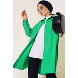 Bigdart 5845 Tesettür Tunik - Yeşil