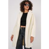 Bigdart 9148 Oversize Peluş Kaban - Ekru