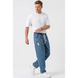Bigdart Erkek Rahat Kesim Baggy Jean Pantolon 30074 - Indigo - XL