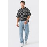 Bigdart Erkek Rahat Kesim Baggy Jean Pantolon 30074 - Mavi