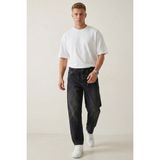 Bigdart Erkek Rahat Kesim Baggy Jean Pantolon 30075 - Siyah