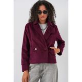 Bigdart Kadın Kaşe Ceket 0725 - Bordo - 38