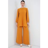 Bigdart Kadın Tunik Pantolon Alt Üst Takım 6712 - Hardal
