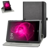 Bige T-Mobile REVVL TAB 5G Döner Kılıf, T-Mobile REVVL TAB 5G 10.36 İnç Tabletler için Sevimli Desenli Kapaklı 360 Derece Döner Stand, Siyah