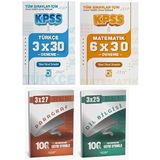 Bigelio + Anla Kazan Kpss Türkçe + Matematik + Paragraf + Dil Bilgisi Deneme 4 Lü Set