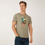Biggdesign By Aysu Bekar Nature Maceraperest Krem Rengi Erkek T-Shirt