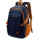 Biggdesign Moods Up Happy Su Geçirmez Kumaşlı 15.6 inç Laptop Uyumlu Okul Sırt Çantası Lacivert