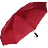 Biggdesign Moods Up Premium Bordo Otomatik Şemsiye, Rüzgara Dayanıklı, Hızlı Kuruyan, Hafif, Kılıflı