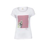 BiggDesign Pistachio Çizgili Kadın T-Shirt L