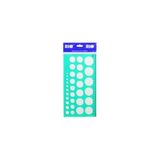 BİGİBU Daire Şablonlu Cetvel 1-36 mm 86939721180132