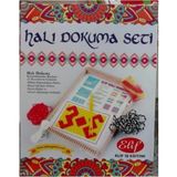 Bigibu Halı Dokuma Seti I Dokuma Tezgahı ve Set - Çok Renkli