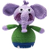 Bigibuddy StoryBuddy Fil Necati Lisanslı Amigurumi Sesli Hikaye ve Uyku Arkadaşı Oyuncağı BigiOne Uyumlu