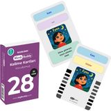 Bigibuddy WordsBuddy Türkçe İngilizce Kelime Kartları Vücudumuz 30 Kart Çocuklar İçin (Cihaz Hariç)