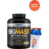 Bigjoy BIGMASS Gainer Muz Aromalı 3000g Toz 50 Servis İçerikli Hacim Kazandırıcı Destek