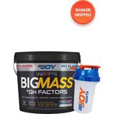 Bigjoy Bigmass Mix (Çikolata, Çilek, Bisküvi) 5000 Gr Mass Gainer Karbonhidrat Tozu