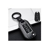bigkey Peugeot - Citroen - Opel Sustalı Karbon Malzeme Siyah Anahtar Kılıfı A kalite Premium