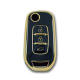 bigkey Renault Dacia Clio 5 Megan 4 3btn Siyah Oto Anahtar Kumanda Kabı Kılıfı