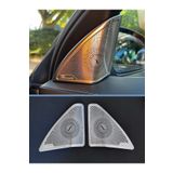 bigkey W205 Mercedes Uyumlu Tweeter Kapakları - W205 Hoparlör Kapak Aksesuar Burmester Krom
