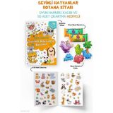 Bigkids Yayınları Sevimli Hayvanlar Boyama Kitabı - Oyun Hamuru, Oyuncak ve Çıkartma Hediyeli - Kasım 2024