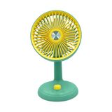 Bigmate YM88160 Yeşil Mini Masa Fanı Taşınabilir Serinletici Şarjlı 3 Kademeli Hız Ayarı Vantilatör