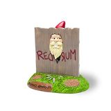 BigMouth Inc Shining Gnome Garden Gnome - Açık Alanlar için Komik Bahçe Cüceleri - Hava Koşullarına Dayanıklı Redrum Korkunç Bahçe Heykeli - Uzun Avlu Cüce - Cadılar Bayramı Süslemeleri için Korku Çim