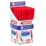 Bigpoint 1.0 mm 50'li Kutu Kırmızı Office Tükenmez Kalem