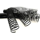 Bigpoint 100'lü Siyah Plastik Helezon Spiral 10 mm (4:1) Ciltleme Fonksiyonu ile Güvenli Kullanım
