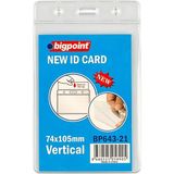 Bigpoint 10'lu Dikey Poşet Dosya 74x105mm Şeffaf Renkli Kullanım İçin Pratik